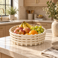 Brookverly™ Sculptural Ceramic Storage Basket — Lifestyle Image
