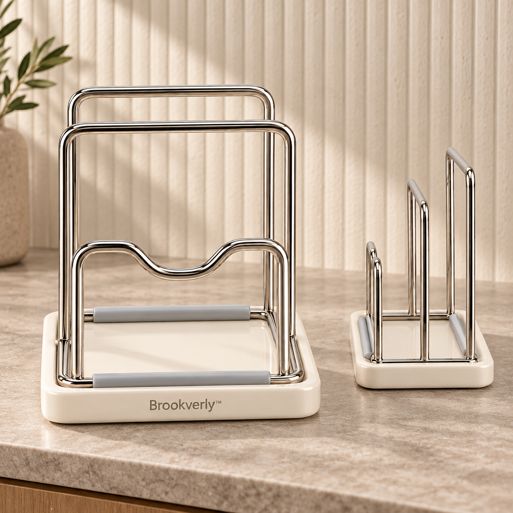 Brookverly™ Minimalist Cutting Board & Lid Stand — Brand Hero Image